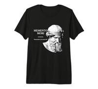 Socrates - Memento Mori Ancient Greek Philosophy Quote Premium T-Shirt