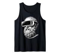 Socrates Modern Art Funny Parody Renaissance Pop Culture Tank Top