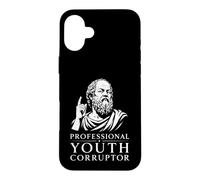 Socrates Official Youth Corruptor Greek Philosopher Case for iPhone 16 Plus