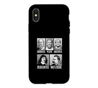Socrates Plato Aristotle Descartes Nietzsche Philosophy Case for iPhone X/XS