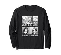 Socrates Plato Aristotle Descartes Nietzsche Philosophy Long Sleeve T-Shirt