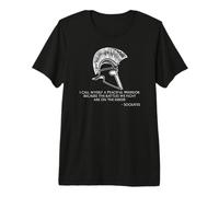 Socrates Quote Ancient Greek Philosophy - Peaceful Warrior Premium T-Shirt