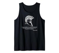Socrates Quote Ancient Greek Philosophy - Peaceful Warrior Tank Top