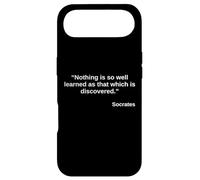Socrates Quote Shirt - Learned and Discovered Quote Case for iPhone Air
