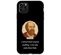 Socrates said "I Cannot Teach Only Make People Think" (Dark) Case for iPhone 11 Pro Max