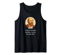 Socrates Said I Cannot Teach Only Make People Think (Dark) Tank Top