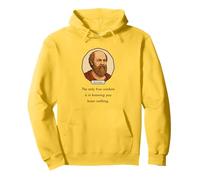 Socrates said "Only True Wisdom Is Knowing You Know Nothing" Pullover Hoodie