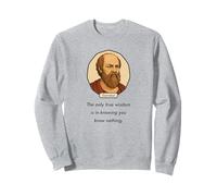 Socrates said "Only True Wisdom Is Knowing You Know Nothing" Sweatshirt
