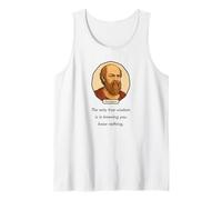 Socrates Said Only True Wisdom is Knowing You Know Nothing Tank Top