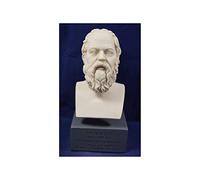 Socrates sculpture Ancient Greek philosopher museum reproduction bust