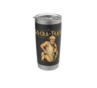 Socrates Socra-Tease Funny Philosophy Stainless Steel Insulated Tumbler