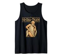 Socrates Socra-Tease Funny Philosophy Tank Top