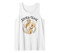 Socrates Socra-Tease Funny Philosophy Tank Top