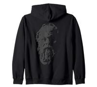 Socrates The Wisest - Philosophy And Ancient Greece Zip Hoodie