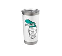 Socrates with a Sock Sockrates for a Philosopher Stainless Steel Insulated Tumbler