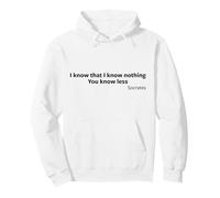 Socrates You Know Less Ancient Greece Classics Philosophy Pullover Hoodie