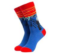 Soctopus 1 Pack Mens & Ladies Novelty Family Crew Cotton Socks - Badass Grandma (Aqua) - 4-8 UK
