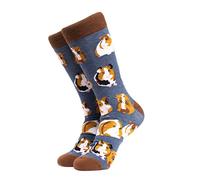 Soctopus 1 Pair Men's Guinea Pig Socks in Size 43-46 in Pair - Stockings