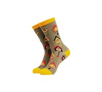 Soctopus Men's Bird Pattern Novelty Cotton Socks for Adults in Bottle Green | Size: 9-12 Soctopus Bottle Green 9-12