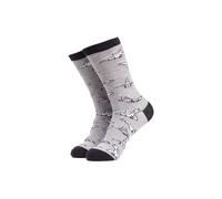 Soctopus Men's Car Pattern Novelty Cotton Socks in Silver | Size: 4-7 Soctopus Silver 4-7