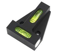 Socueny 1 PCS T Type Level Meter, Mini Spirit Level Bubble Two Ways XY Dual-Axis Horizontal Measurement Instrument B