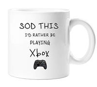 SOD This I'd Rather BE Playing Xbox- Novelty Fun Gift Mug for Xbox Lovers Coffee Mug for Father, Son, Husband, Boyfriend, Girlfriend, Wife, Friend for Christmas, Valentines Day, Birthdays
