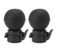 Soda Bottle Lid, Silicone Bottle Pump Cap Air Pump Lid Fizz Keeper Beer Coke Saver Drink Bottle Tops Reusable Beverage Bottle Sealer Manual Inflation Bottle Stopper (2pcs Black)