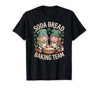 Soda Bread Baking Team Cute Irish Elf Shamrocks T-Shirt