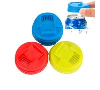 Soda Can Covers, 2025 Upgraded Soda Cans Lids, Reusable Plastic Can Covers for Sodas Cola Can Lid Covers Round Protector, for Soda, Beer, Beverage, Juice, Coke, Fits Standard Cans (3pcs)