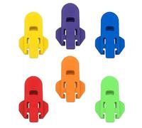 Soda Can Opener - Pop Top Can Tab Opener Tool Set of 6 | Manual Beverage Can Cover Opener for Beer, Soda, Juice | Easy Grip Soda Lid Remover for Tabs and Pull | Reusable Pop Can Opener for