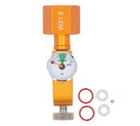 Soda Carbonator Refill Adapter Professional High Accuracy CO2 Refill Adapter with Pressure Gauge and Deflating Function for Various Inflatable Products