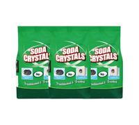 Soda Crystal 1kg (Pack of 3) - All-Purpose Cleaning Crystals | Multi-Purpose Cleaner for Home and Kitchen | Removes Stains, Grease, and Grime Effectively