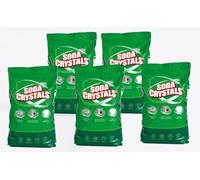 Soda Crystal, Multi-Purpose Cleaning Powder for Household Cleaning, Laundry, and Degreasing 1kg (5 pack)