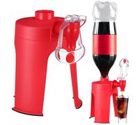Soda Dispenser Creative Hand Pressure Carbonated Beverage Machine Bottle Upside Down Tap Cok-e Drink Dispenser Fizzy Soft Soda Dispensers for All Bottle Drinks for Party Home Bar