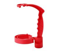 Soda Drinkeware Carrier Grip, Cola Carrier Holder for Camping Picnics, Beverage Bottles Holder with Bottles Opener, Water Bottle Pouring Handle, Kitchen Oil Bottle Non-Slip Handle (Red)