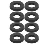 Soda Machine O Ring Seals Replacement Silicone Rubber 0.7 Inch 8pcs | Universal Compatibility, Carbonator Interface Port Fit, Consistent Carbonation, Black Rings for Home Kitchen Beverage Prep