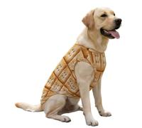 Soda Pattern Biscuits Dog Clothes Ice Silk Sleeveless Pet Vest Breathable Shirts for Large Dogs Cat XL