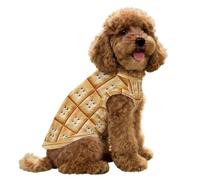 Soda Pattern Biscuits Dog Clothes Ice Silk Sleeveless Pet Vest Puppy Breathable Shirts for Small Dogs Cat S