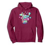 Soda Pop Abby Pullover Hoodie, Adult Unisex, Burgundy, Small