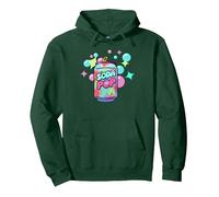 Soda Pop Abby Pullover Hoodie, Adult Unisex, Dark Green, Large