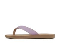 Soda Shoes Women Flip Flops Basic Plain Slippers Thongs Sandals Strap Casual Beach Ella-S, Lilac Nubuck, 2.5 UK