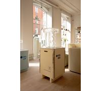 Soda side table Miniforms W 38 x D 38 x H 45 cm / Murano glass transparent - MINIFORMS TS510 TRANSPARENT