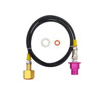 Soda Terra Machine Co2 Adapter Quick Connector Adapter Plastic Hose Compatible with Terra DUO Art Gaia Series (60inch)