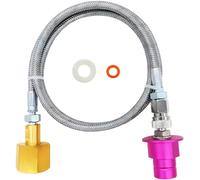 Soda Terra Machine Co2 Adapter Quick Connector Stainless Steel Hose Compatible with Terra DUO Art Gaia Soda Series (60inch)