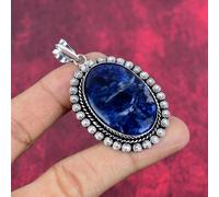 Sodalite Gemstone 925 Solid Sterling Silver Jewelry, Handmade Glorious Silver Jewelry Gift For Women