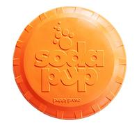 SodaPup Bottle Top - Durable Flyer Retrieving Toy Made in USA from Non-Toxic, Pet-Safe, Food Safe Natural Rubber for Bonding, Physical Exercise, Building Confidence, Teaching Self-Control, & More