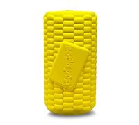 SodaPup Corn on the Cup - Durable Dog Treat Dispenser & Chew Toy Made in USA from Non-Toxic, Pet Safe, Food Safe Natural Rubber material for Mental Stimulation, Problem Chewing, Calming Nerves, & More