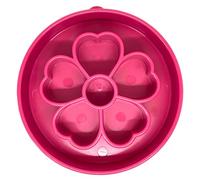 SodaPup Flower Design Enrichment Bowl - Durable Slow Feeder Bowl Made in USA from Non-Toxic, Pet-Safe, Food Safe Material for Mental Stimulation, Slowing Down Eating, Healthy Digestion, & More