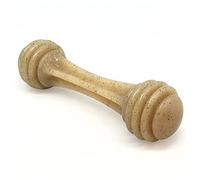 SodaPup Honey Bone - Durable Dog Chew Toy Made in USA from Non-Toxic, Pet Safe, Food Safe Nylon Material for Mental Stimulation, Clean Teeth, Fresh Breath, Problem Chewing, Calming Nerves, & More