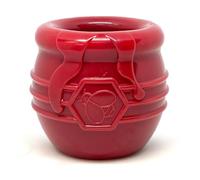SodaPup Honey Pot - Durable Dog Treat Dispenser & Enrichment Toy Made in USA from Non-Toxic, Pet Safe, Food Safe Natural Rubber Material for Mental Stimulation, Problem Chewing, Calming Nerves, & More